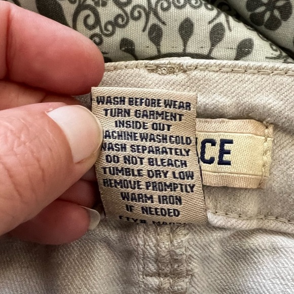 Blue Spice Mid Rise Skinny Stretch Denim Jeggings in Cream Junior’s Sz 7 - Picture 6 of 8